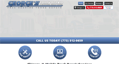 Desktop Screenshot of georgestruckrepair.com